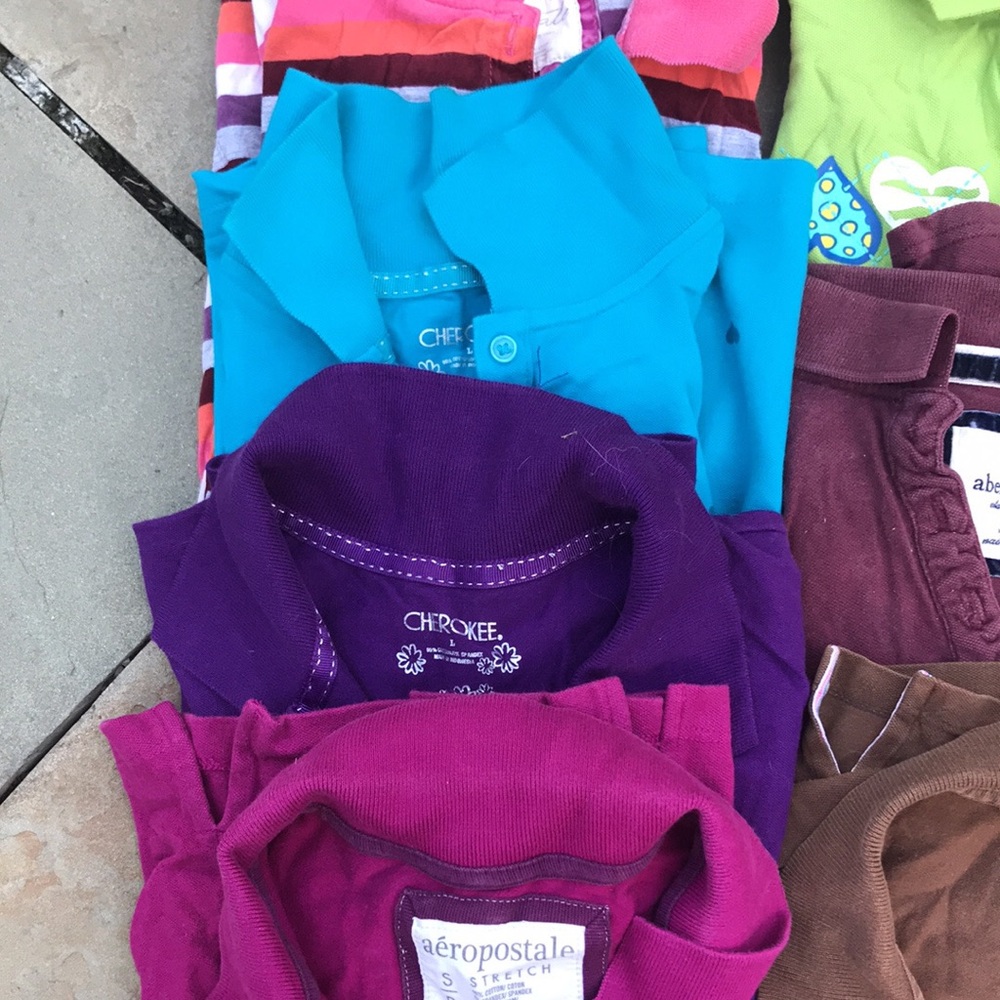Short sleeve polo shirts